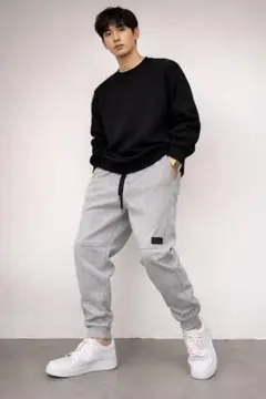 635 スウェット ジョガーパンツ 裏起毛 スウェットパンツおしゃれXL