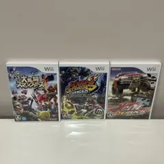 wiiソフト 3点セット ・スマブラ ・ストライカーズ ・エキサイトトラック