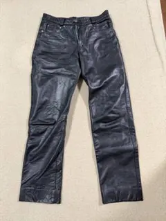 Schott ショットW32 レザーパンツ革パンUSA製　ライダースパンツ 本革のサムネイル