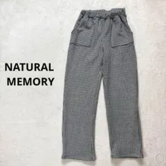 【NATURAL MEMORY】M カジュアルパンツ イージーパンツ　裏起毛