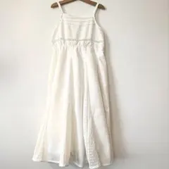 美品 ゴデット ワンピース オフホワイト 140