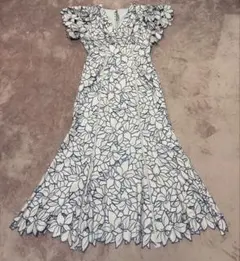 【eimy istoire】 Lorraine flowerマーメイドワンピース