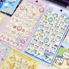 数量限定！ボンボンドロップシール(ちいかわピンク)