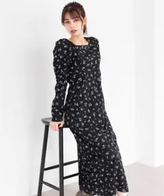 ミッシュマッシュ/小花柄マーメイドワンピース/MM347404