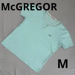 McGREGOR 半袖Tシャツ M ライトグリーン 綿100% ワンポイントのサムネイル