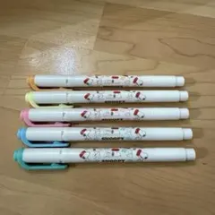 SNOOPY ラインマーカー５本セット