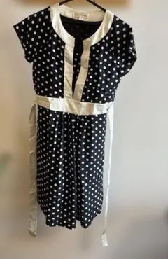 スイートマミー フォーマルドット マタニティ 授乳ワンピース授乳服M