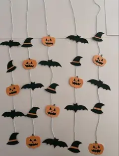 ハロウィン　ガーランド・吊るし飾り・壁面などに