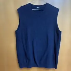 UNIQLO ネイビー ベスト Lサイズ