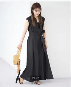 Plage☆Linenフレアワンピース サイズ36 ベージュ 紙タグあり | Mercari