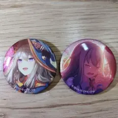 プロセカ　草薙寧々　グリッター缶バッジ✕2