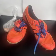 アシックス　陸上用スパイク　26.5cm オレンジ