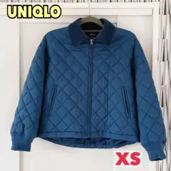 UNIQLO C パフテックブルゾン キルティングジャケット プルー XS