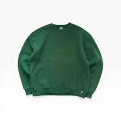 美品！USA製 90s ラッセル 無地 ブランクスウェット 緑 グリーン Lのサムネイル