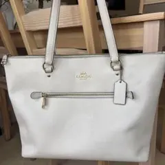 【最終SALE】COACH ホワイト トートバッグ