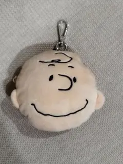 スヌーピー チャーリーブラウン フェイス ぬいぐるみ パスケース ポーチ