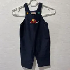 美品 mikihouse ミキハウス　オーバーオール 車 男の子 保育園