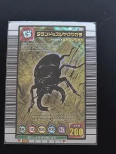 ムシキング タランドゥスツヤクワガタ 2004セカンド