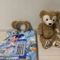 ミッキーマウス カチューシャとダッフィーセット