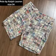 Ralph Lauren★ショートパンツ★パッチワーク★チェック★W34