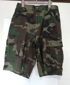AIRWALK90s迷彩Y2Kカーゴハーフパンツ エアウォーク Lカモフラージュのサムネイル