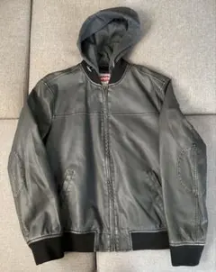 Levi's Hooded leather bomber jacket Lのサムネイル
