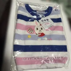 新品タグ付き‼️ MIKIHOUSE ストライプ柄 Tシャツ 80cm うさこ