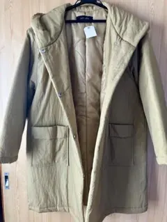 ベージュ キルティングジャケット