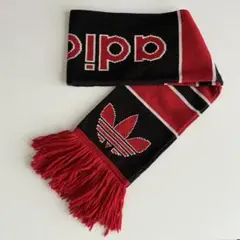 美品　90s ヴィンテージ　ADIDAS　アディダス　サッカー　マフラー　古着