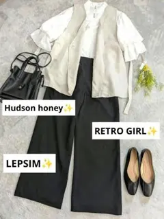 コーデセット まとめ売り 上下 モノトーンコーデ フォーマル ママスーツ M〜L