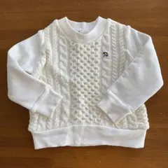 アーノルドパーマー 美品 裏起毛ケーブルニット 95