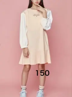 150サイズJENNI Love ワンピース袖切替/ブラウス切り替えのサムネイル