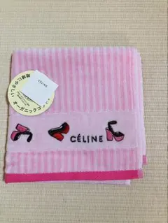 CÉLINE セリーヌ タオルハンカチ オーガニックコットン
