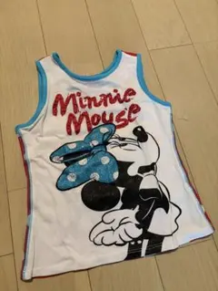 未使用品Disney ミニーマウス タンクトップ XS（4）100センチ