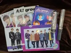 Aぇ!groupペンライト・狼煙付け替えペンライトトップ・セブンコラボノート