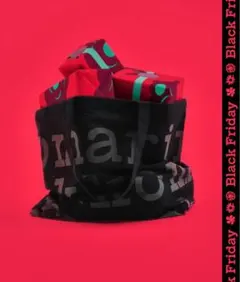 マリメッコ　ノベルティ　トートバッグ　ブラックフライデー marimekko