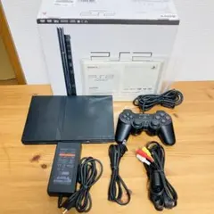 動作確認済 PS2 本体 70000 本体 プレステ2 ソニー ブラック 外箱