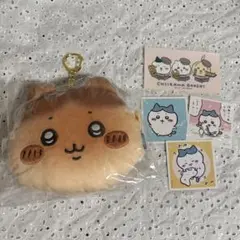 ちいかわベーカリー　ハチワレ　パンみたいなおかおポーチ