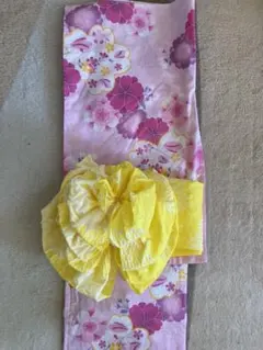 【子供用浴衣&帯セット】size140~150