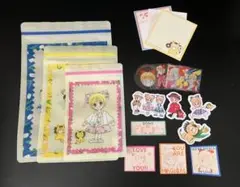 姫ちゃんのリボン ステッカー　メモ　ストックバッグ　セット　3COINS