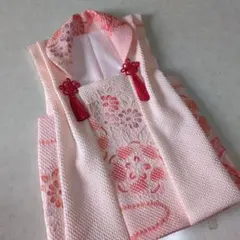 七五三３歳正絹総絞り手縫いの被布（中綿無し）