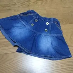 デニム キュロットスカート 110