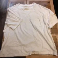 マルジェラ　ホワイト ポケット付き Tシャツ　オーバーサイズのサムネイル