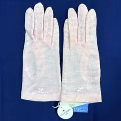 【新品タグ付・日本製】クレージュ UVカット 手袋 ピンク　紫外線対策　夏のサムネイル