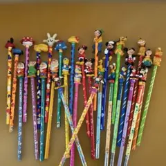 東京ディズニーランド　キャラクター付き鉛筆　29本