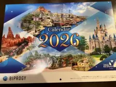 【非売品】2026年 ディズニー Disney 壁掛けカレンダー