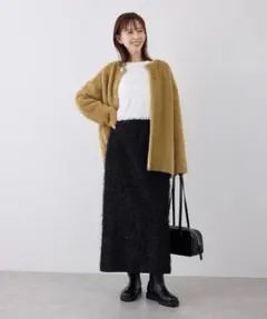 ロペピクニック　フェザーラメアイラインロングスカート