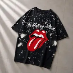 Rolling Stones ローリングストーンズ バンドT ブリーチ M 古着