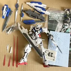 【素組】ガンプラ　MGガンダムアストレア＋プロトＧＮツインブロードブレイド取説付のサムネイル