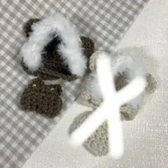 1915.ほわぬい ぬい服 8cm 2セット